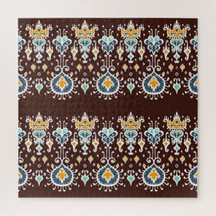 Puzzle Ikat Inspiration : Élégance Orientale