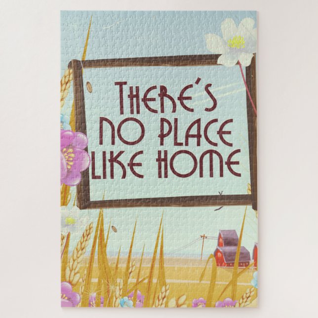 Puzzle Il n'y a pas d'endroit comme chez soi. (Vertical)