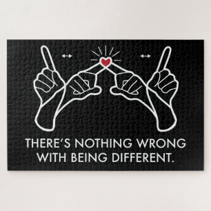 Puzzle Il n'y a rien de mal à être différent