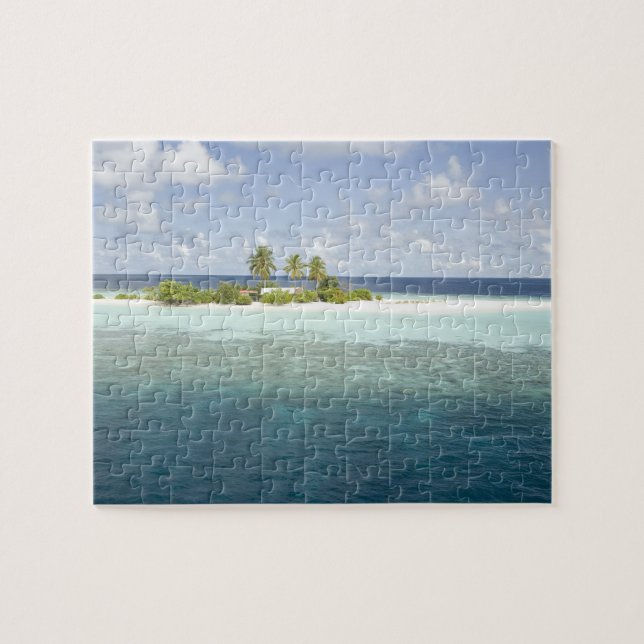 Puzzle Île de Dhiggiri, Atoll Ari Sud, Maldives, (Horizontal)