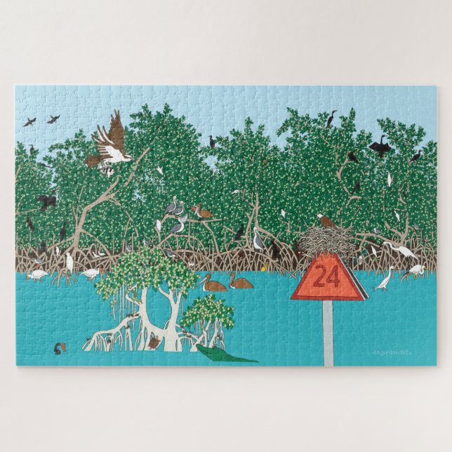 Puzzle Île de Mangrove 20x30 (Horizontal)