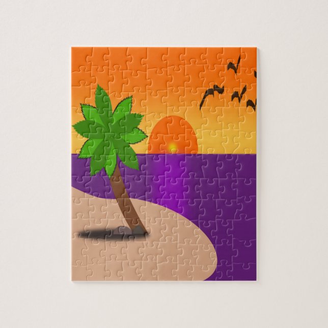 PUZZLE ÎLE TROPICALE (Vertical)