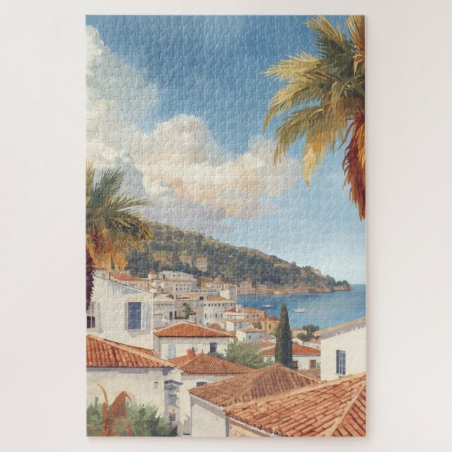 Puzzle Îles Baléares Voyage Vintage Français (Vertical)