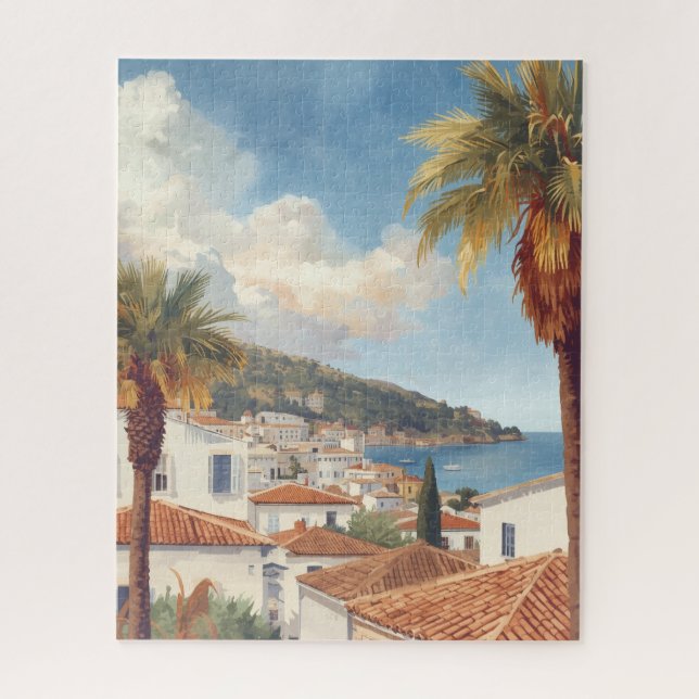 Puzzle Îles Baléares Voyage Vintage Français (Vertical)