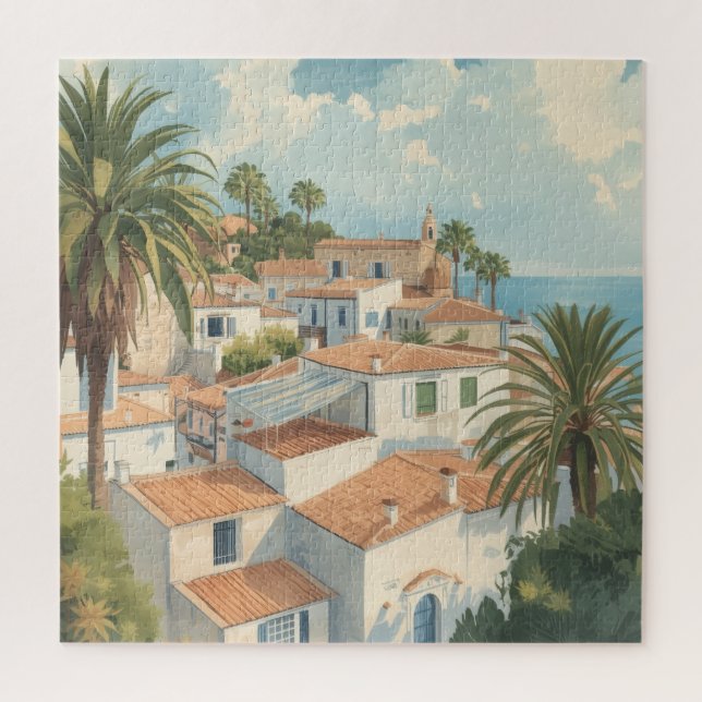 Puzzle Îles Baléares Voyage Vintage Français (Vertical)