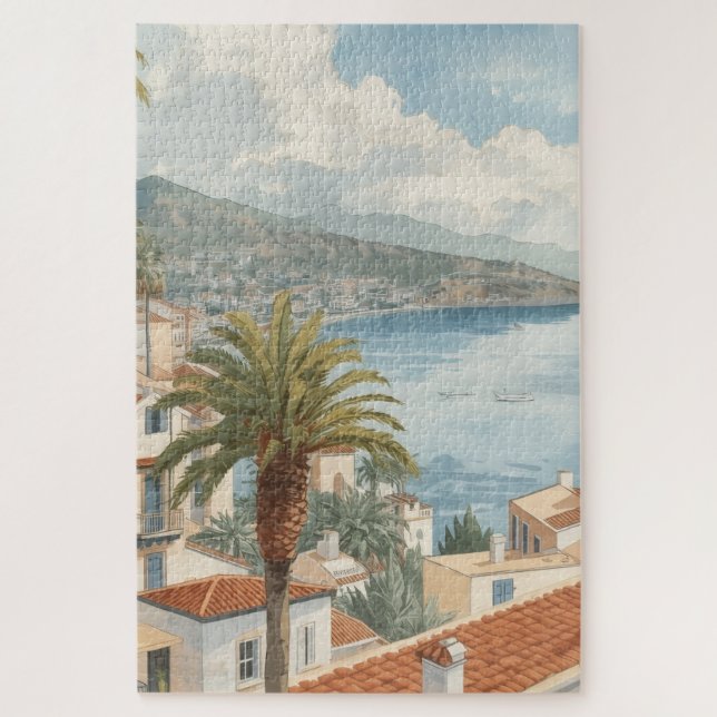Puzzle Îles Baléares Voyage Vintage Français (Vertical)