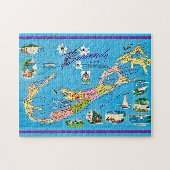 Puzzle Îles Bermudes 11x14 (Horizontal)