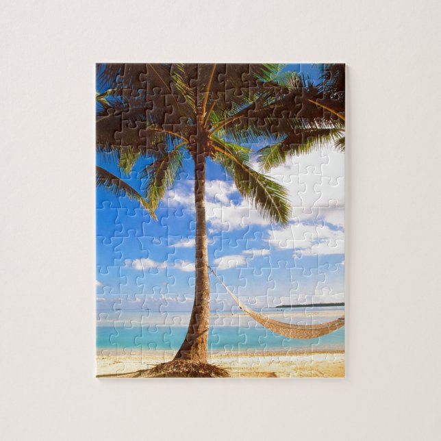 Puzzle Îles Cook d'Aitutaki de plage (Vertical)