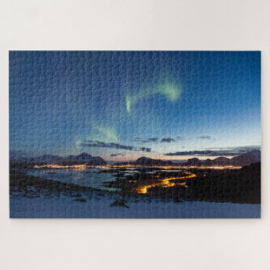 Puzzle Îles Lofoten Aurore Boréale