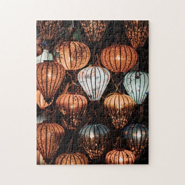 Puzzle Illuminations de lanternes Images Complexe Motif P (Vertical)