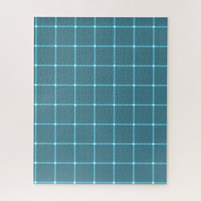 Puzzle Illusion Optique Bleue Difficile Difficile (Vertical)