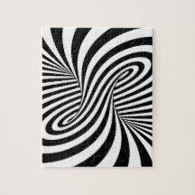 ILLUSION OPTIQUE DE BLACK WHITE ZEBRA SWIRLS