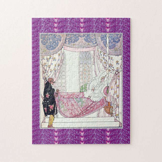 Puzzle Illustration à l'aquarelle de prince de conte de f (Vertical)