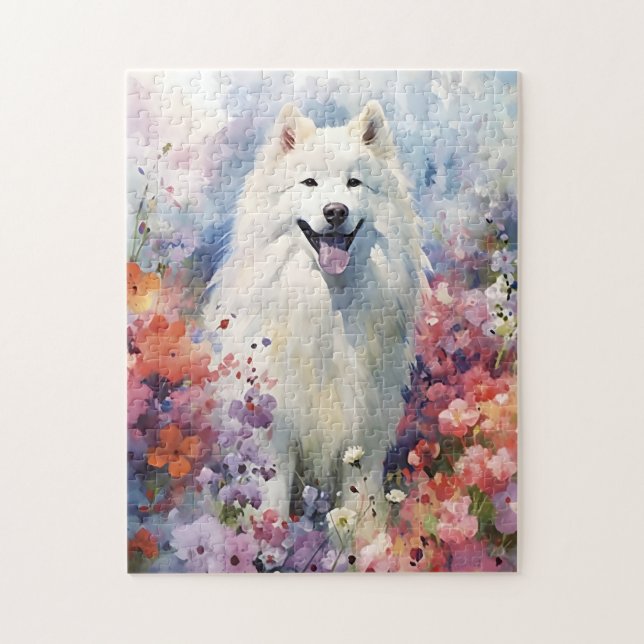 Puzzle Illustration colorée d'aquarelle (Vertical)