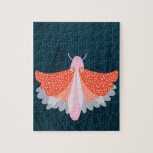 Puzzle Illustration colorée du papillon de nuit