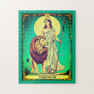 Puzzle Illustration de carte de tarot, Force