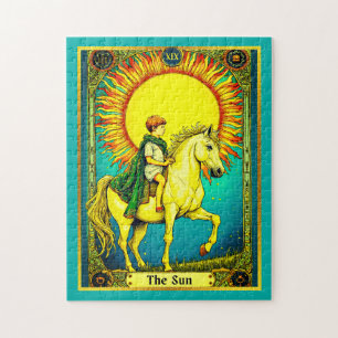 Puzzle Illustration de carte de tarot, Le Soleil
