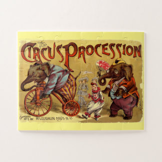Puzzle Illustration de cirque vintage Art Antique