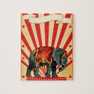 Puzzle Illustration de cirque vintage Art Antique