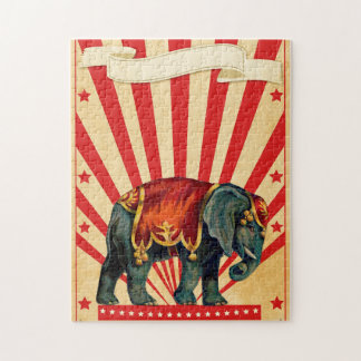 Puzzle Illustration de cirque vintage Art Antique