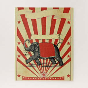 Puzzle Illustration de cirque vintage Art Antique