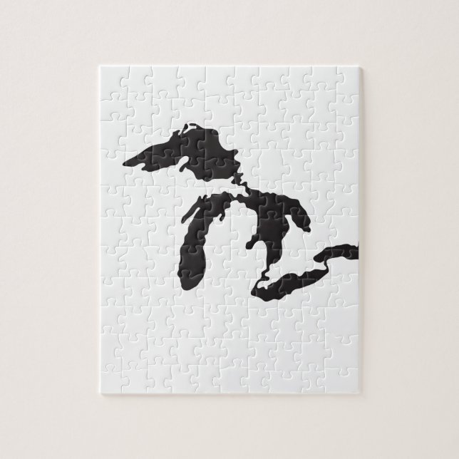 Puzzle Illustration de coutume de Great Lakes (Vertical)