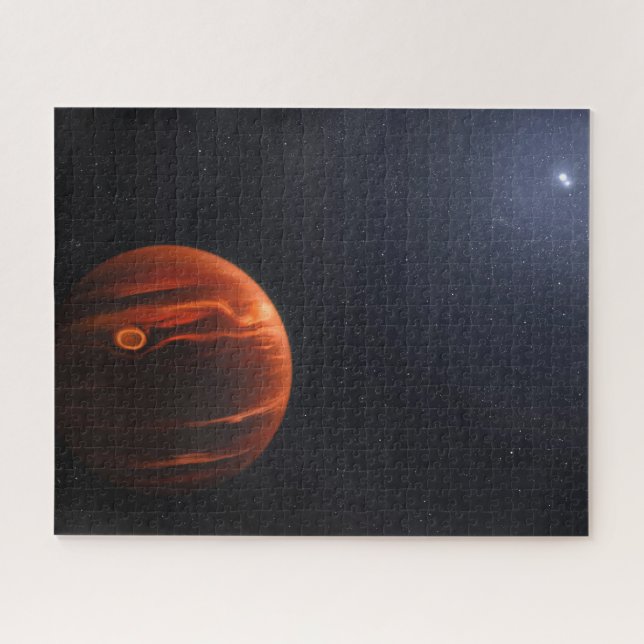 Puzzle Illustration De Exoplanet Vhs 1256 B Et Ses Étoile (Horizontal)