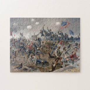 Puzzle Illustration de la bataille de Spottsylvania, 1864