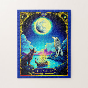 Puzzle Illustration de la carte Tarot, la lune