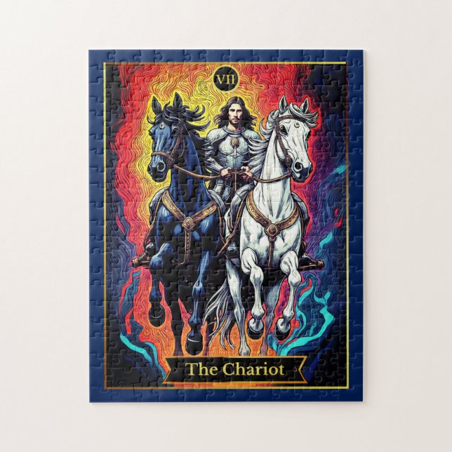Puzzle Illustration De La Carte Tarot, Le Chariot (Vertical)