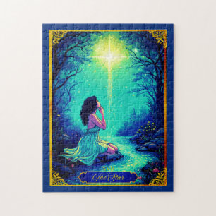 Puzzle Illustration de la carte Tarot, l'étoile
