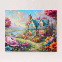 illustration de la charmante maisonnette d'imagina