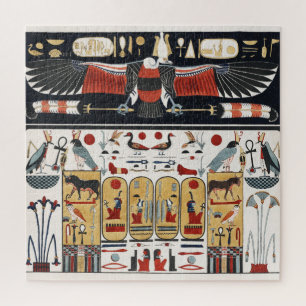 Puzzle Illustration de l'aigle égyptien et art égyptien