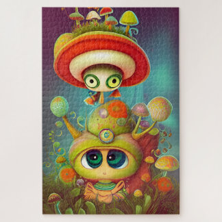 Puzzle Illustration de l'escargot et de la bouillie des I