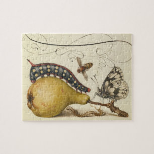 Puzzle Illustration de l'insecte du fruit du papillon