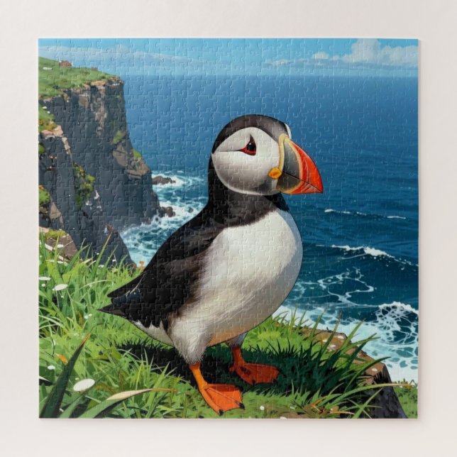 Puzzle Illustration de Macareux des mers   (Vertical)