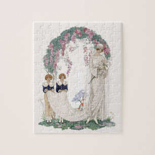 Puzzle Illustration de mariage Art Nouveau – Mariée vinta