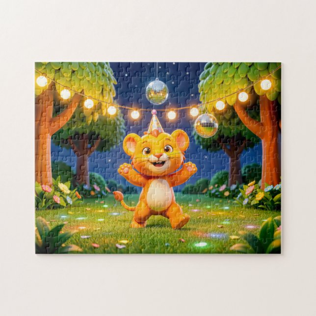 Puzzle Illustration de personnage Léo 3D mignon (Horizontal)