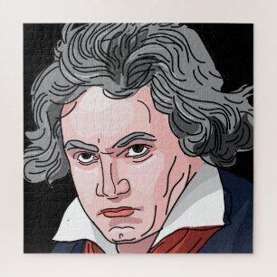 Puzzle Illustration de portrait de Beethoven