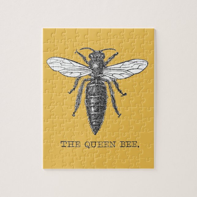 Puzzle Illustration de reine abeille insecte (Vertical)