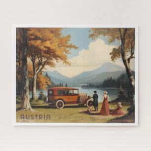 Puzzle Illustration de style VINTAGE 'Un pique-nique en A