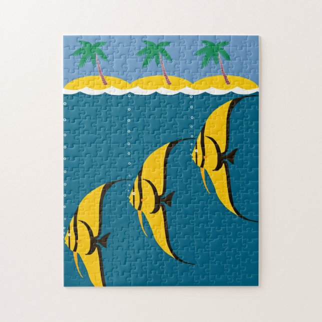 Puzzle Illustration de voyage en Australie vintage (Vertical)