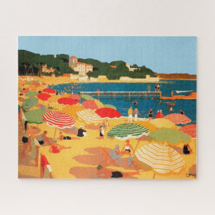 Puzzle Illustration de voyage vintage Riviera Beach