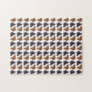 Puzzle Illustration des papillons vintages