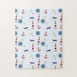 Puzzle Illustration des symboles de la mer