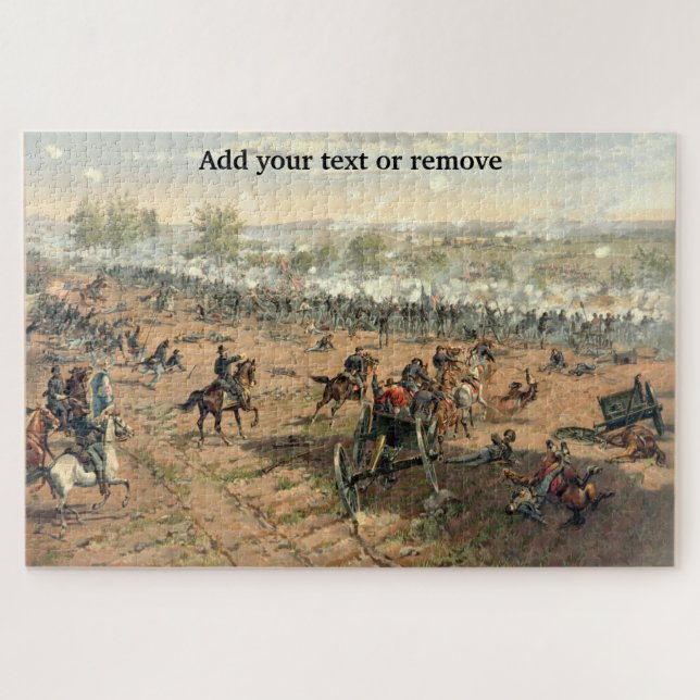 Puzzle Illustration détaillée de la "bataille de Gettysbu (Horizontal)