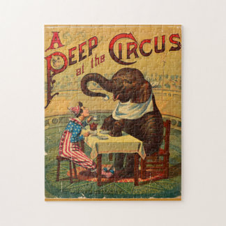 Puzzle Illustration du cirque Vintage Art Antique