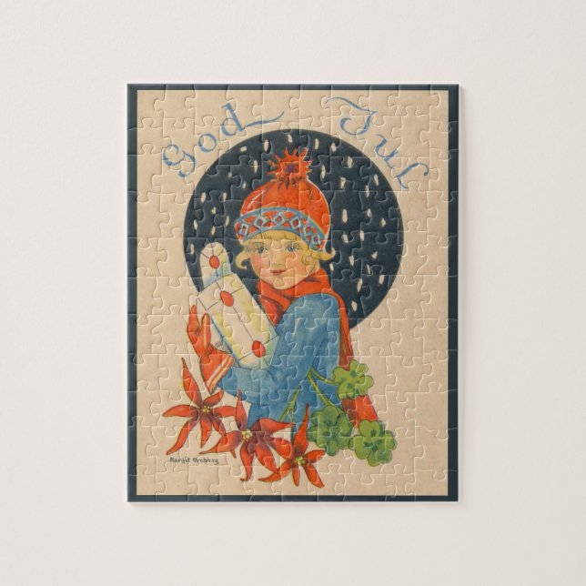 Puzzle Illustration du Joyeux Noël suédois (Vertical)