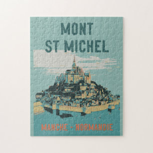Puzzle Illustration du Mont Saint Michel France