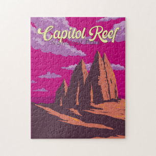 Puzzle Illustration du parc national Capitol Reef Art de
